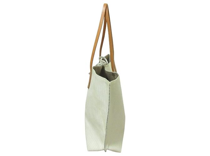 Autre Marque jack gomme ATELIER CUIR LIBRE Borsa 2-way in pelle Bianco - vista 9