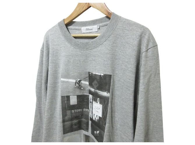 Autre Marque T-shirt a maniche lunghe Boutique Ordinary Marrone - vista 3