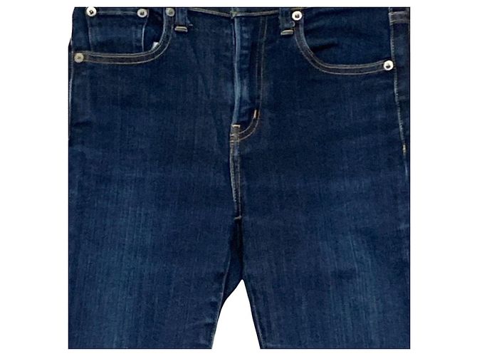 Autre Marque Pantalones de denim de algodón RED CARD Azul - vista 2