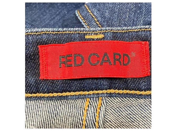 Autre Marque Pantalones de denim de algodón RED CARD Azul - vista 4