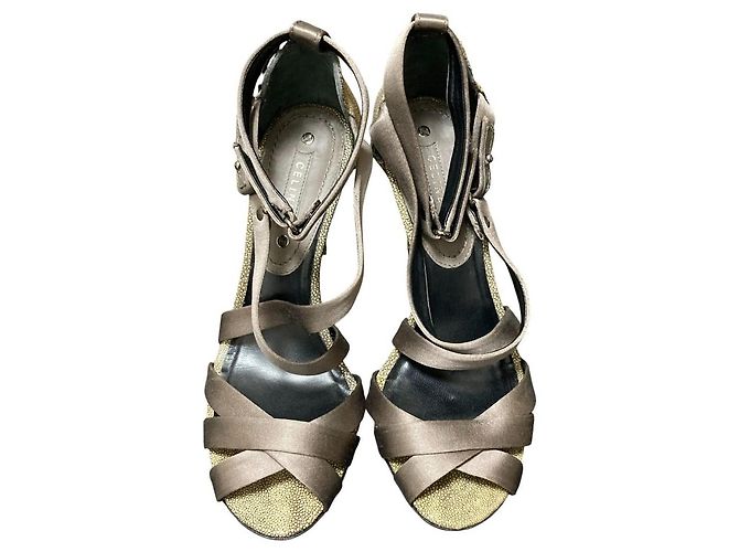 Céline Celine Stingray Leder Mule Braun - Ansicht 2