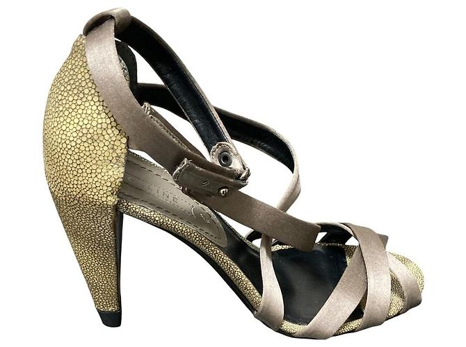 Céline Celine Stingray Leder Mule Braun - Ansicht 5