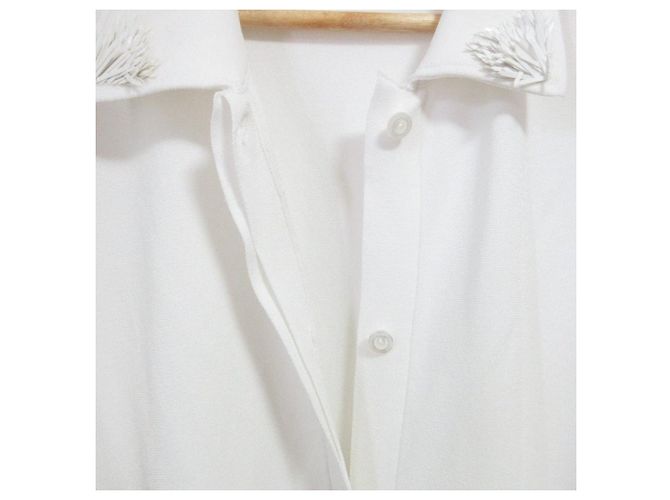 Autre Marque Chaqueta-camisa Anteprima VIS PATCH Blanco - vista 5