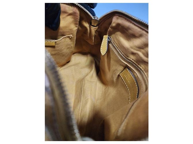 Borsa Burberry Haymarket Panel Blaze Beige/Giallo - vista 15