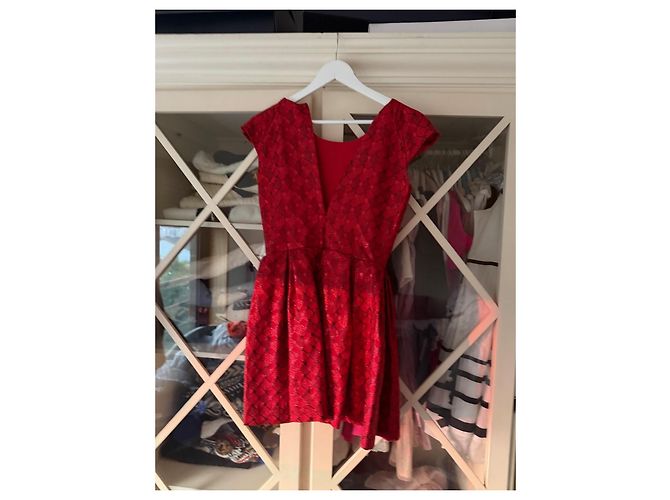 Rotes Gala-Kleid für Mädchen Christian Dior 12 years - Ansicht 2