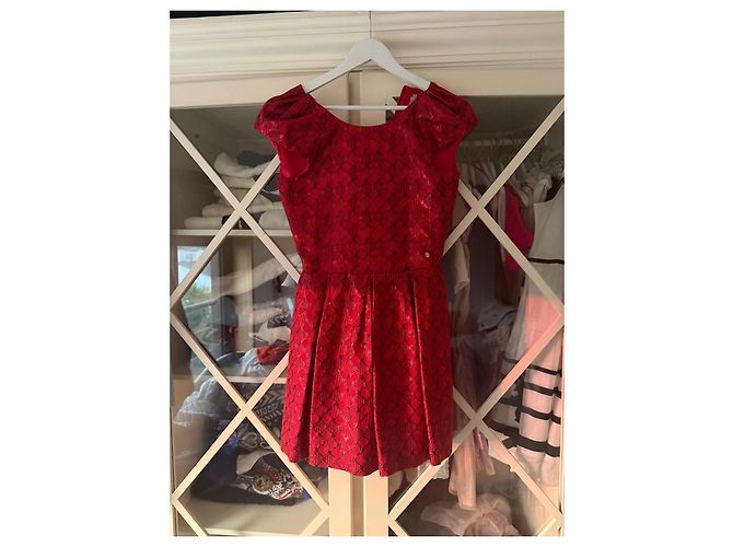 Rotes Gala-Kleid für Mädchen Christian Dior 12 years - Ansicht 6