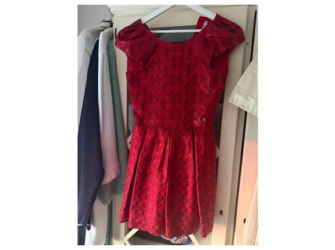 Rotes Gala-Kleid für Mädchen Christian Dior 12 years - Ansicht 8