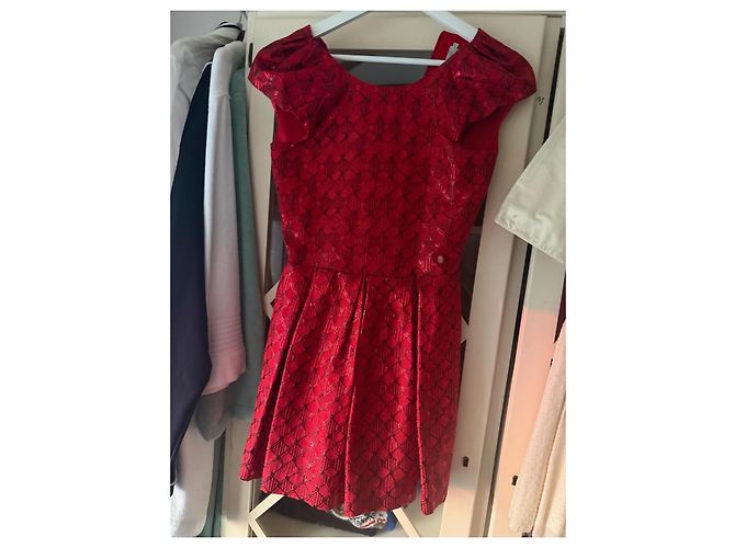 Rotes Gala-Kleid für Mädchen Christian Dior 12 years - Ansicht 9