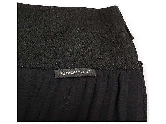 Falda larga plisada Moncler GONNA Negro - vista 3