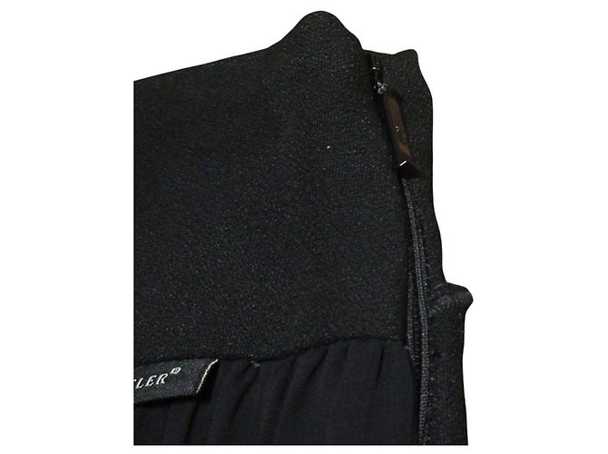 Falda larga plisada Moncler GONNA Negro - vista 7