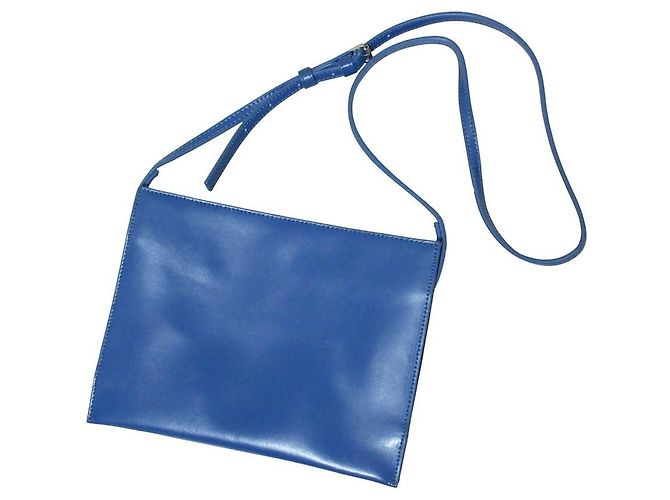 Autre Marque Borsa a spalla quadrata in pelle YAHKI Blu - vista 2