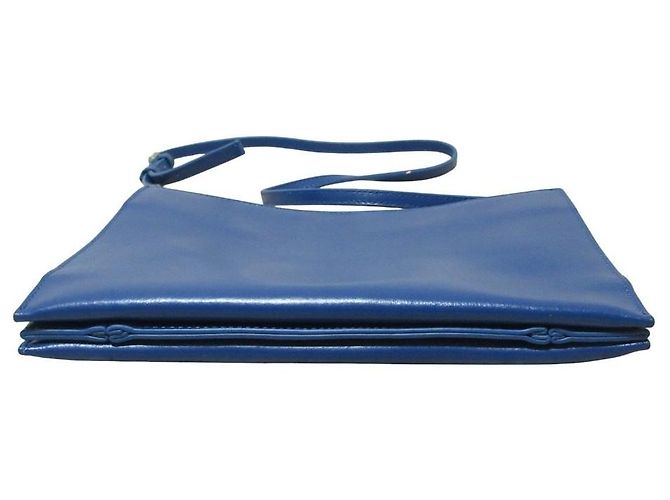 Autre Marque Borsa a spalla quadrata in pelle YAHKI Blu - vista 3