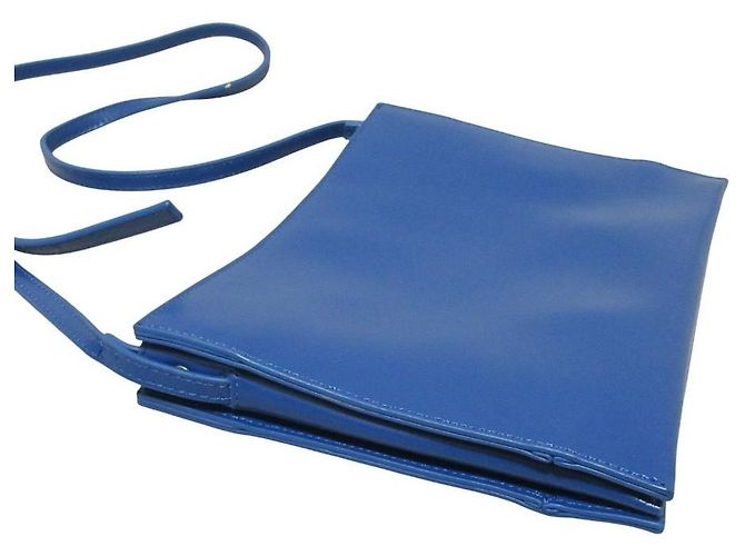 Autre Marque Borsa a spalla quadrata in pelle YAHKI Blu - vista 5