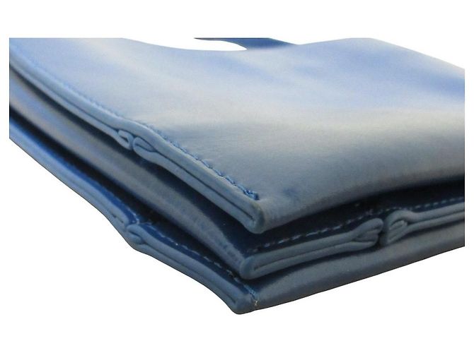 Autre Marque Borsa a spalla quadrata in pelle YAHKI Blu - vista 8