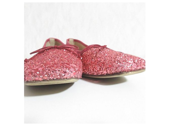 Autre Marque Ballerine Le Talon Glitter Rosa - vista 2