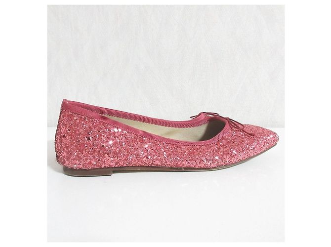 Autre Marque Ballerine Le Talon Glitter Rosa - vista 3