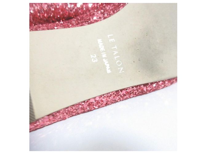 Autre Marque Ballerine Le Talon Glitter Rosa - vista 8