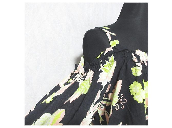 Autre Marque Camicetta Grace Class Resort Flower Nero - vista 4
