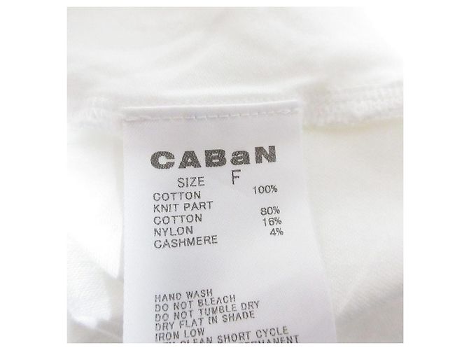 Autre Marque Jersey de cuello alto y manga larga CABaN Blanco - vista 6