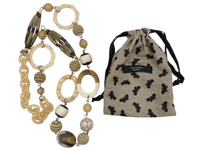 Collar largo Max Mara Weekend Beige - vista 4