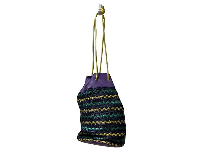 Autre Marque Borsa a secchiello Chroniques di Delphine Delafon Multicolore Porpora - vista 3