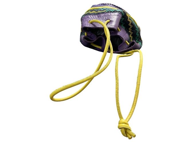 Autre Marque Borsa a secchiello Chroniques di Delphine Delafon Multicolore Porpora - vista 5