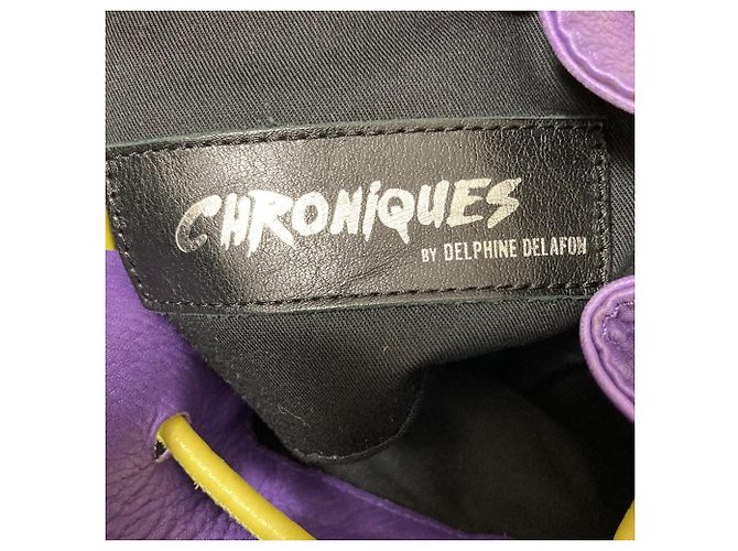 Autre Marque Borsa a secchiello Chroniques di Delphine Delafon Multicolore Porpora - vista 8