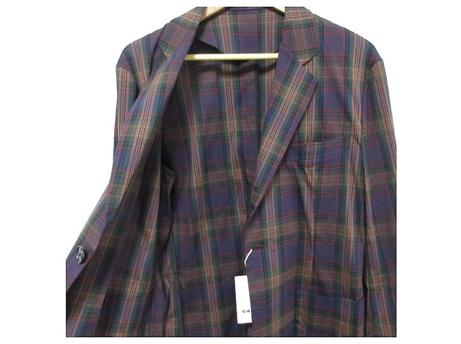 Autre Marque Chaqueta entallada CABaN Check Stretch Púrpura - vista 3