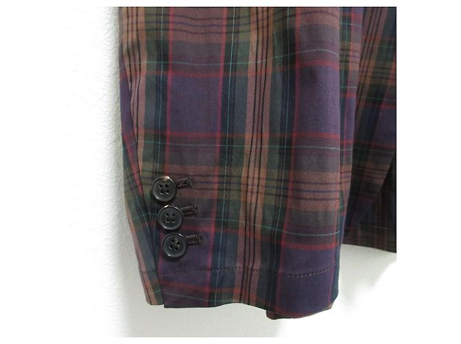 Autre Marque Chaqueta entallada CABaN Check Stretch Púrpura - vista 6