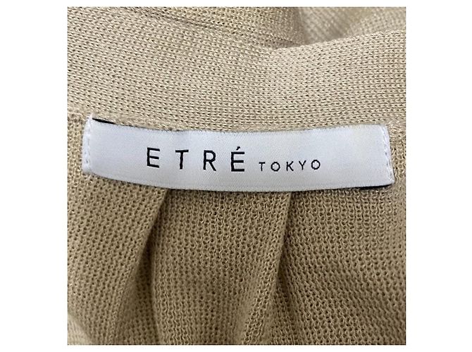 Autre Marque Cárdigan plisado ETRE TOKYO Beige - vista 4