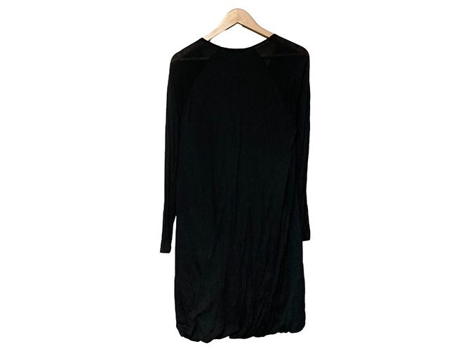 Autre Marque ato V-Ausschnitt Kleid Schwarz - Ansicht 2