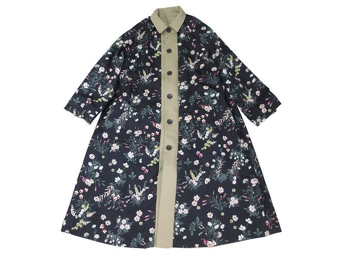 Autre Marque Abrigo Reversible COEL Botanical Beige - vista 2