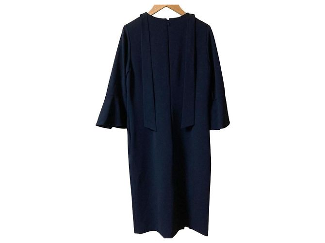 Autre Marque Vestido sofisticado FLICKA con motivo de perlas Azul Azul marino - vista 2