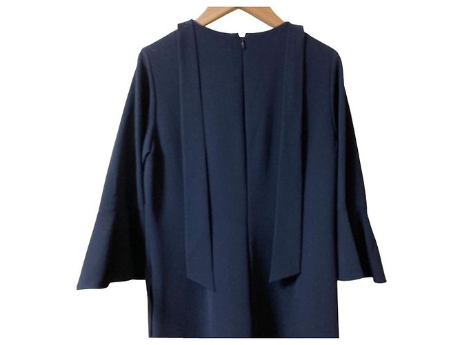 Autre Marque Vestido sofisticado FLICKA con motivo de perlas Azul Azul marino - vista 4