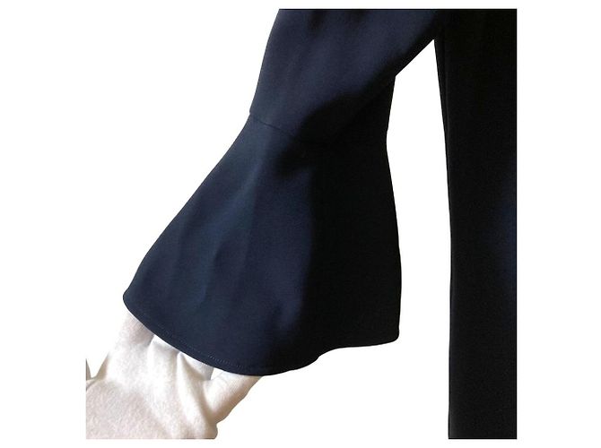 Autre Marque Vestido sofisticado FLICKA con motivo de perlas Azul Azul marino - vista 6