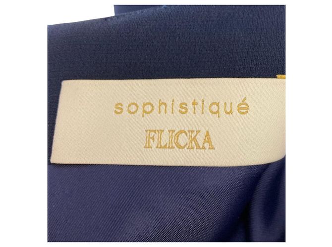 Autre Marque Vestido sofisticado FLICKA con motivo de perlas Azul Azul marino - vista 7