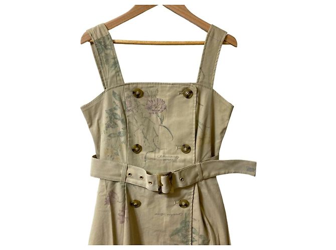 Autre Marque And Couture Autumn Flower Kleid Beige - Ansicht 3