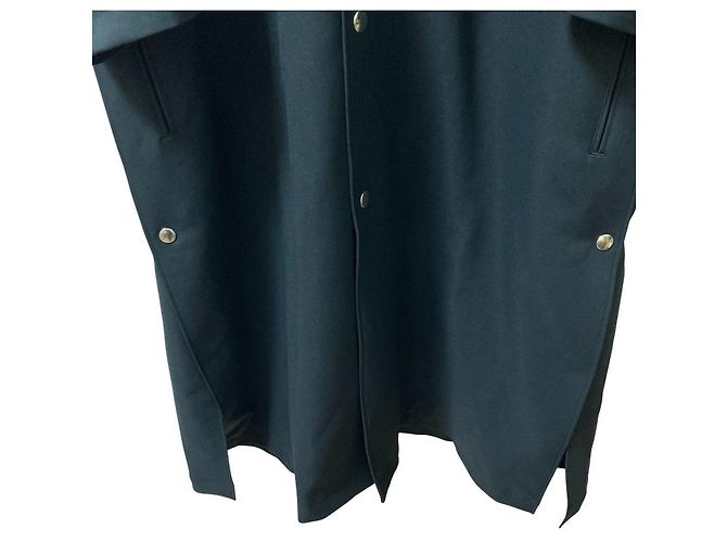Autre Marque Abrigo PONCHO CON CAPUCHA CON BOTÓN DE PRESIÓN THE RERACS Negro - vista 3