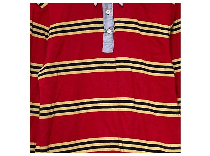 Autre Marque Top a maniche lunghe Brooks Brothers Oxford Stripe Rosso - vista 3