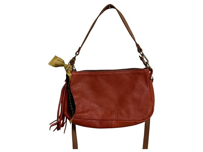 Autre Marque Borsa a tracolla in pelle ampersand Marrone - vista 6