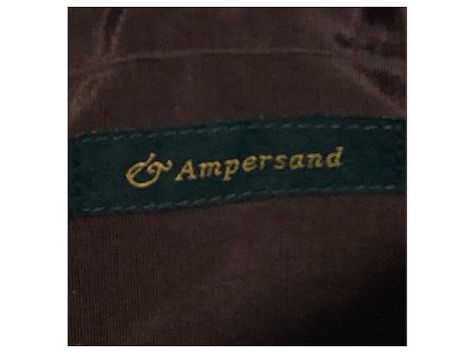 Autre Marque Borsa a tracolla in pelle ampersand Marrone - vista 8