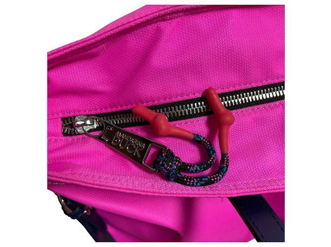 Autre Marque MANDARINA DUCK Borsa a tracolla 2way in nylon Rosa - vista 12