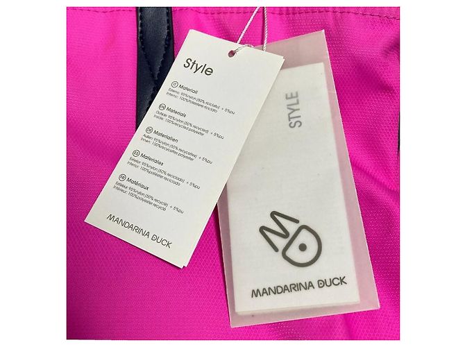 Autre Marque MANDARINA DUCK Borsa a tracolla 2way in nylon Rosa - vista 17