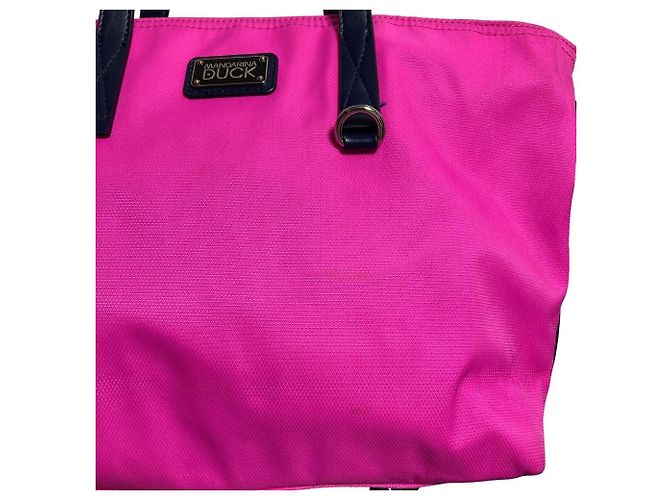 Autre Marque MANDARINA DUCK Borsa a tracolla 2way in nylon Rosa - vista 9