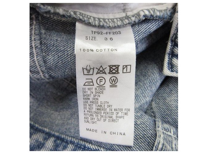 Autre Marque Pantalones vaqueros acampanados Toga Pulla Azul Azul claro - vista 6