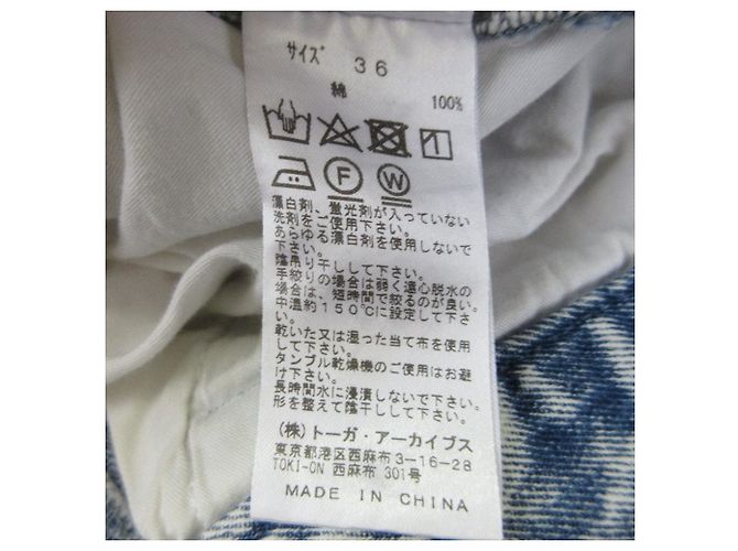 Autre Marque Pantalones vaqueros acampanados Toga Pulla Azul Azul claro - vista 7