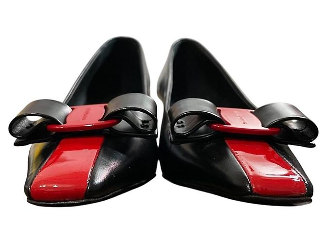 Décolleté in pelle Salvatore Ferragamo SIWAR60 Nero - vista 2