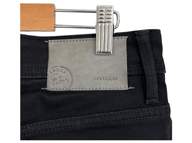 Autre Marque Pantalones de denim stretch SIVIGLIA Negro - vista 5