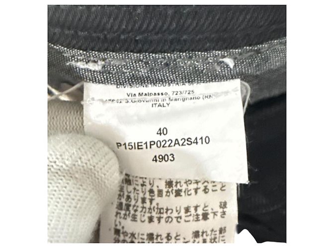 Autre Marque Pantalones de denim stretch SIVIGLIA Negro - vista 8