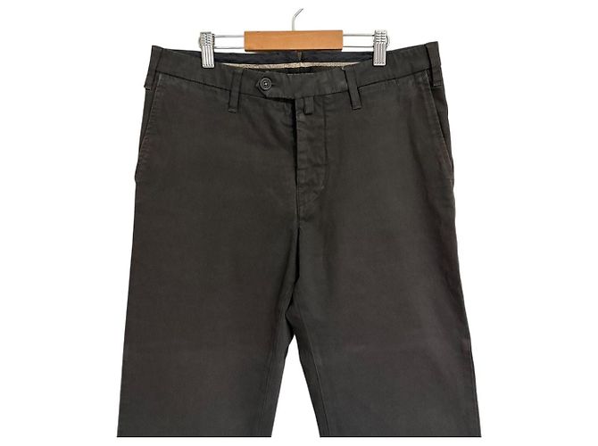 Autre Marque Pantaloni chino in cotone Cruciani Verde Cachi - vista 3
